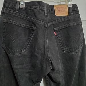 Mens Black Levi's Jeans, 550 Relaxed fit, EUC, size 33x32